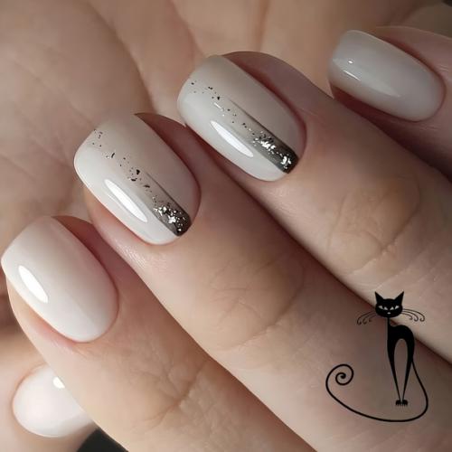 Несколько отличных идей для коротких ноготков. 05