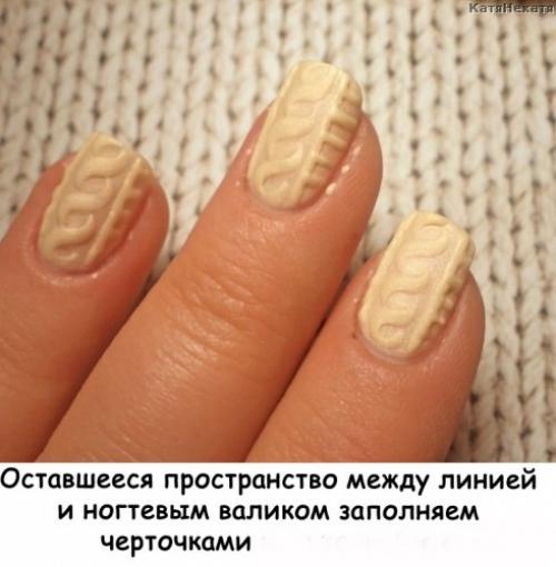 Ультра модный вязанный маникюр? 05
