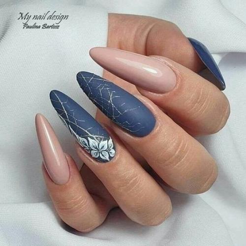 Длинные ногти.  Острые ногти. 08