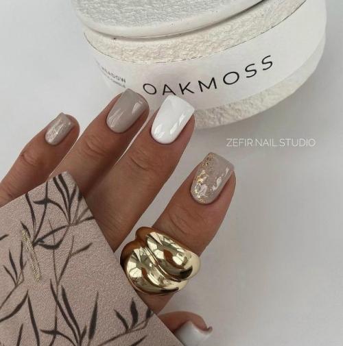 Маникюр с эффектом Капельки Дождя или кристаллический придает ногтям блеск и волшебство. 01