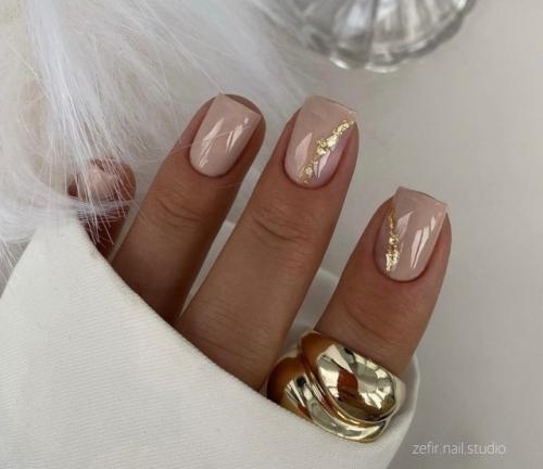 Маникюр с эффектом Капельки Дождя или кристаллический придает ногтям блеск и волшебство. 02