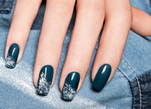 Идеи джинсового маникюра. 01