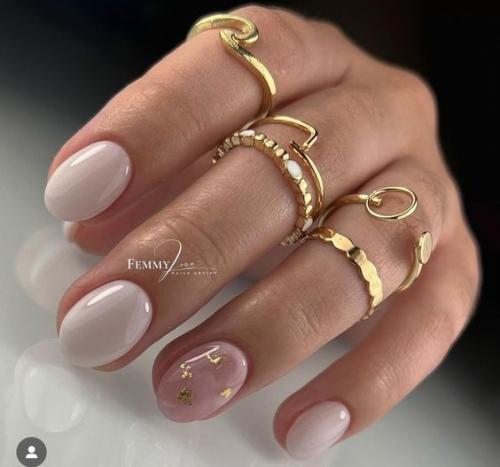 Маникюр на короткие ногти. 02