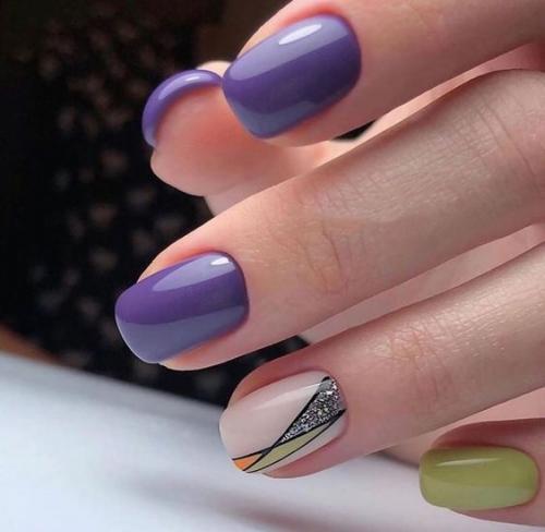 Подборка Идей маникюра на короткие ногти. 07