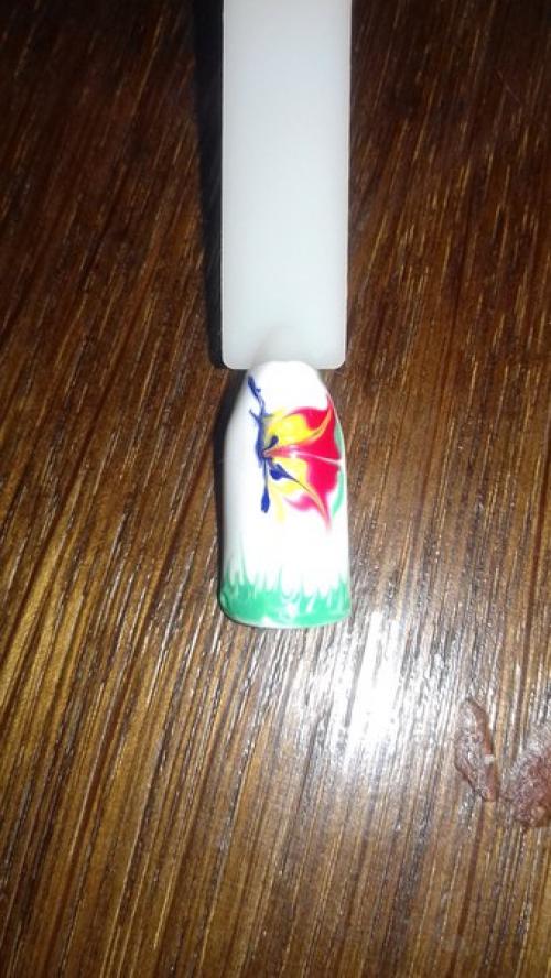 Рисунки по мокрому гель лаку. 04