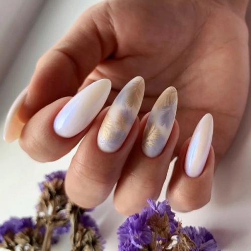 Подборка стильного маникюра, на длинные ногти. 04