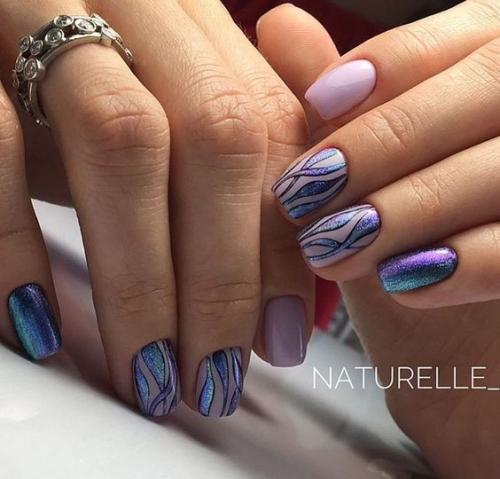 Подборка Идей маникюра на короткие ногти. 04