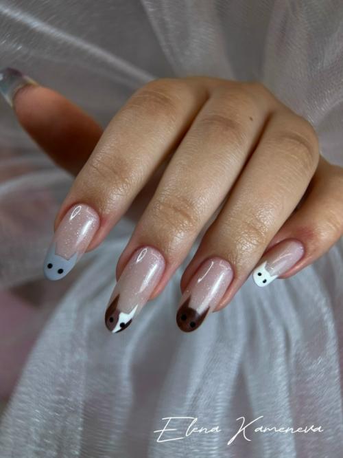 Минимализм на длинных ногтях. 02