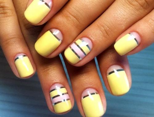 Модный лимонный маникюр: особенности цвета, стильные идеи дизайна ногтей. 02 Модный лимонный маникюр: особенности цвета, стильные идеи дизайна ногтей. 02