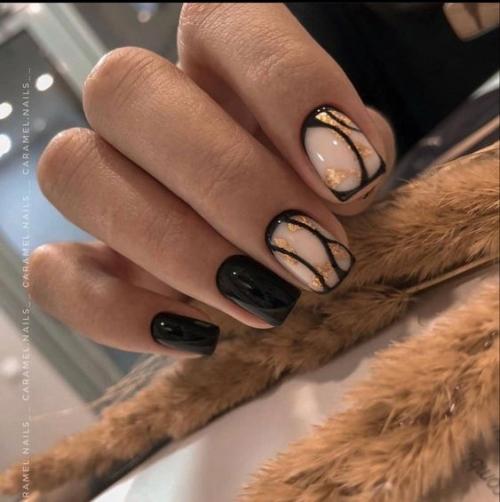 Подборка Идей маникюра на короткие ногти. 01