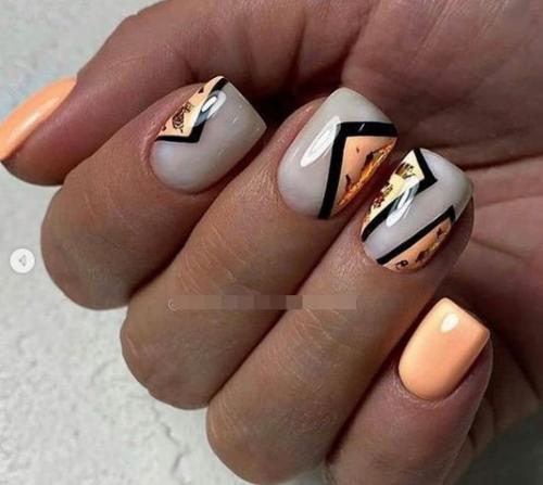 Подборка Идей маникюра на короткие ногти. 02