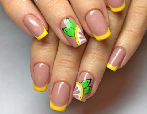 Модный лимонный маникюр: особенности цвета, стильные идеи дизайна ногтей. 01 Модный лимонный маникюр: особенности цвета, стильные идеи дизайна ногтей. 01