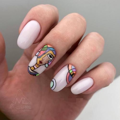 Picasso Abstract Nail Design впервые активно заявил о себе в 2019 году. 04
