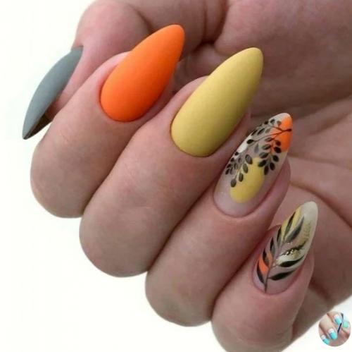 Oкидaйтe желтых.  Маникюр ногти маникюртренд ноготочки. 02