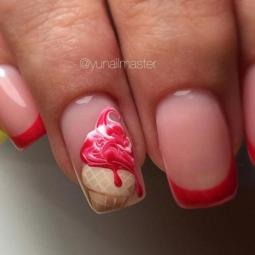 ? 8. Идей маникюра для тех, кто любит красный во всех его проявлениях! 06