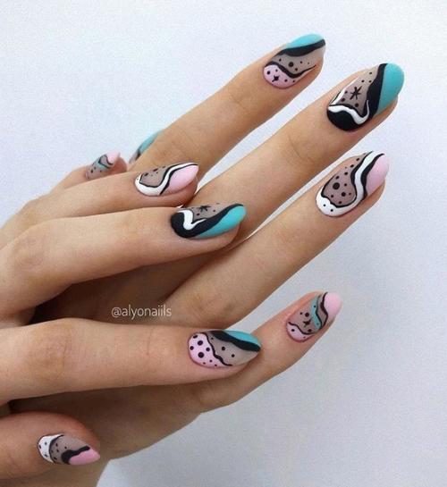 Абстракция на ваших ноготках. 05