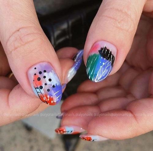 Абстракция на ваших ноготках. 03