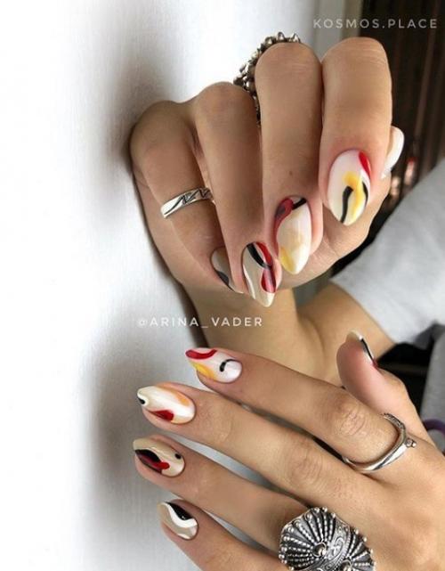 Абстракция на ваших ноготках. 01