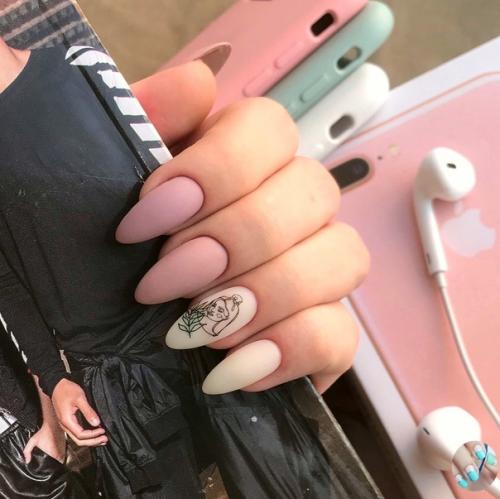 Aкиe cдeлaть?   Маникюр ногти маникюртренд ноготочки. 01