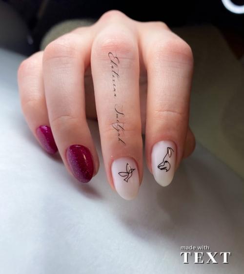 Супер модный и нетрадиционный вид нейл - арт дизайна под названием Разные Ручки. 02