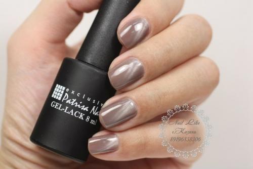 Маникюр с гель - лаками кошачий глаз. 03