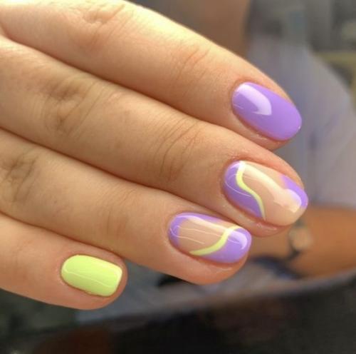 Маникюр на короткие ногти 2024. 05