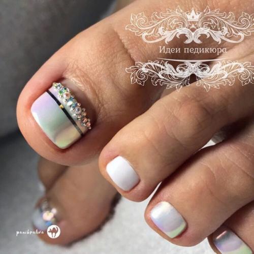 Варианты пляжного педикюра. 04