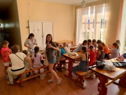 Занятия в летнем лагере всестороннего развития продолжаются. 08