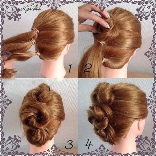 Пошаговые уроки создания красивых причесок? 04