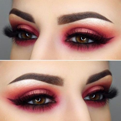 Идеи роскошного вечернего фешн - макияжа для любого цвета глаз. 02