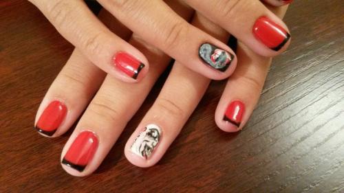 Маникюр обрезной 100 р. 02