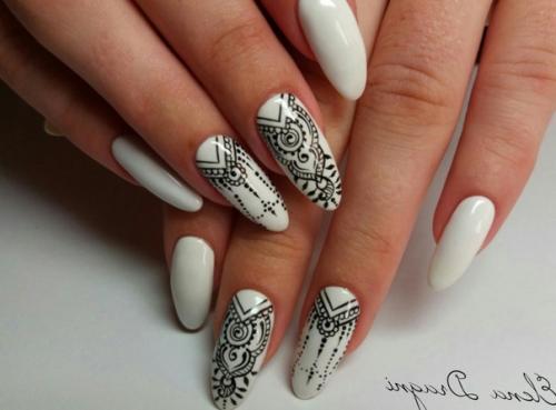 Стиль мехенди.  Индийский мехенди - это древняя техника рисования хной. 02