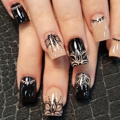 Стиль мехенди.  Индийский мехенди - это древняя техника рисования хной. 05