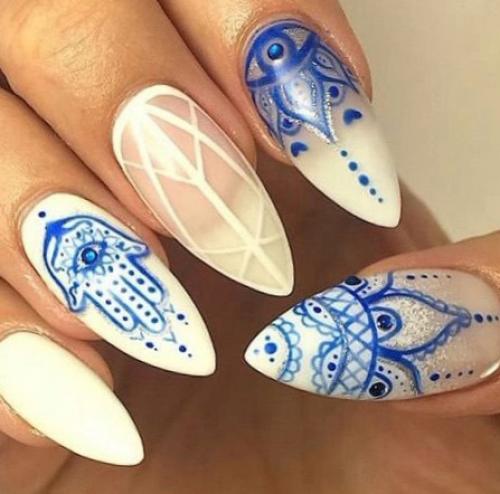 Стиль мехенди.  Индийский мехенди - это древняя техника рисования хной. 08