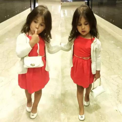 Четырехлетняя дочь реппера джигана делает маникюр и одевается как взрослая. 01