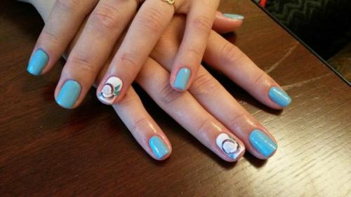 Маникюр обрезной 100 р. 03