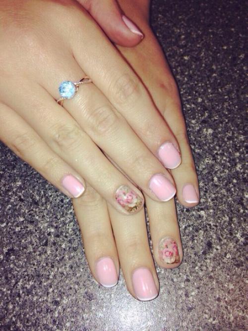 Покрытие гель - лаком - 300 р. Френч, кошачий глаз, матовый - 350 р. дизайн - бесплатно! 04