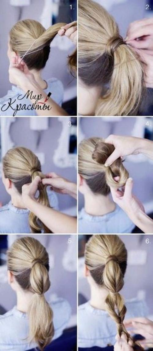 10 самых красивых причесок на каждый день. 09