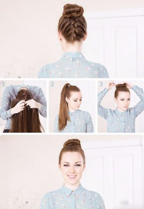 10 самых красивых причесок на каждый день. 05