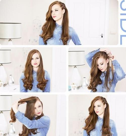 10 самых красивых причесок на каждый день. 07