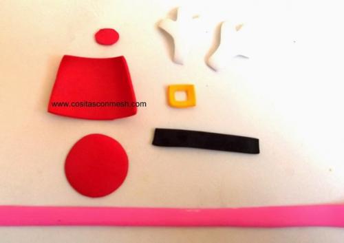 Снеговик из пенополистироловых шариков и фоамирана. 06