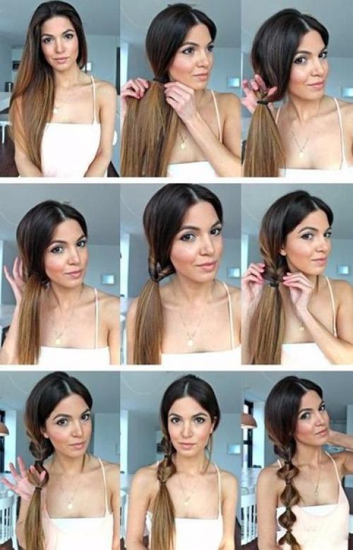 10 самых красивых причесок на каждый день. 08