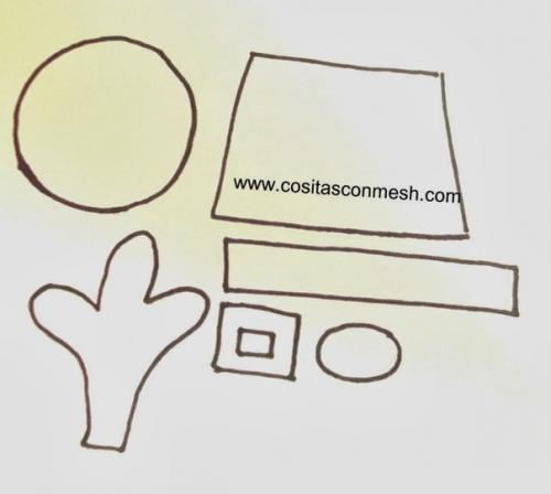 Снеговик из пенополистироловых шариков и фоамирана. 05