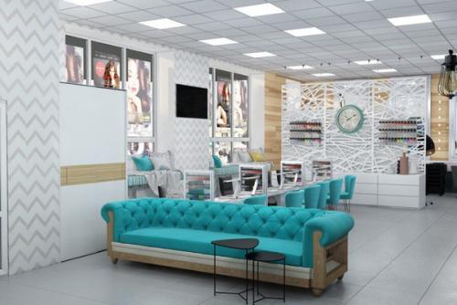 Откроем занавес.  Всю концепцию салона мы оставим в секрете. 01