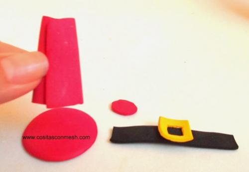 Снеговик из пенополистироловых шариков и фоамирана. 07