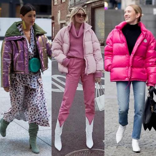 Кому стильные образы с коротким пуховиком? 06