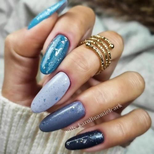 Лучшие идеи маникюра, на длинные ногти. 08