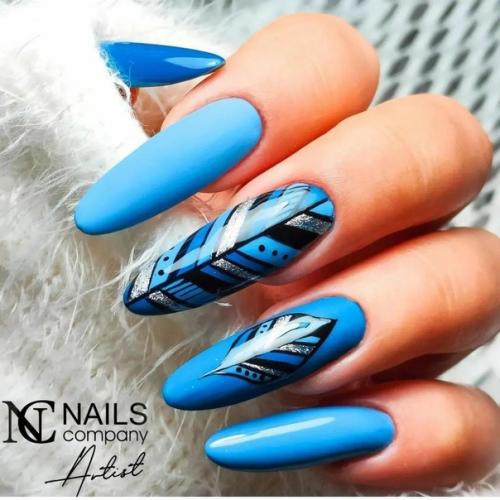 Лучшие идеи маникюра, на длинные ногти. 05