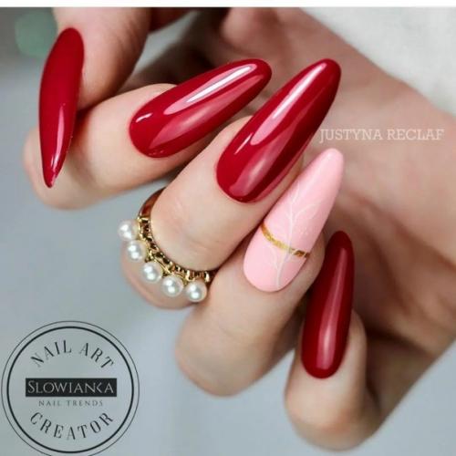 Лучшие идеи маникюра, на длинные ногти. 01