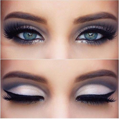 Идеи праздничного макияжа со стрелками? 02